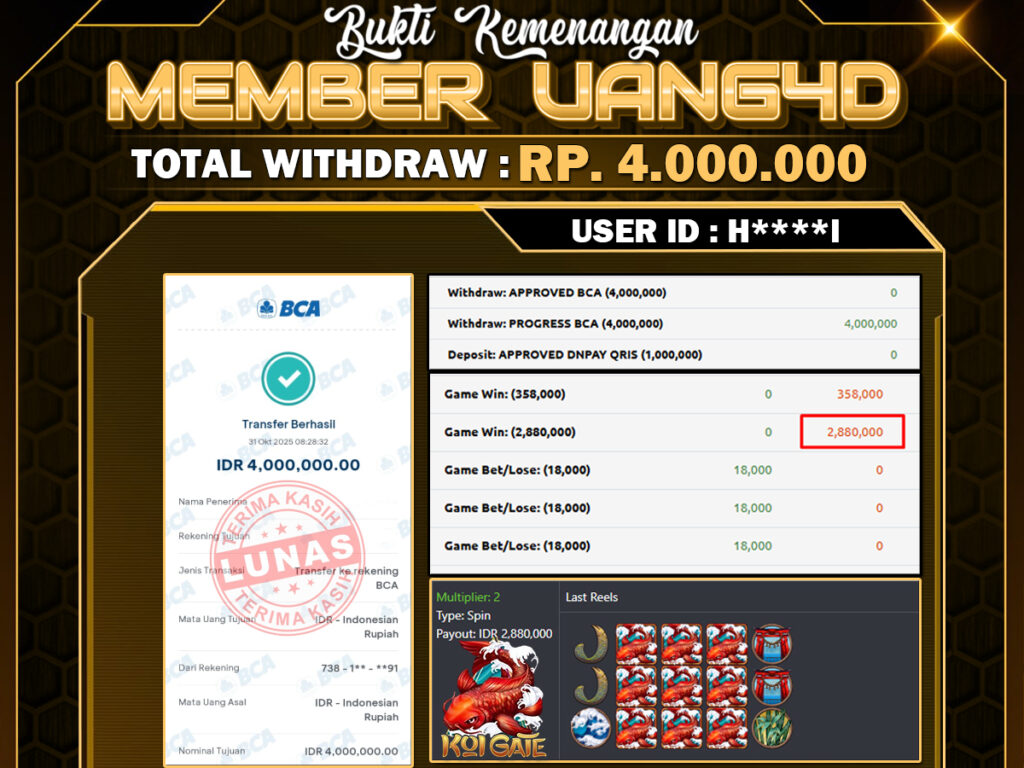 JACKPOT SLOT KOI  GATE